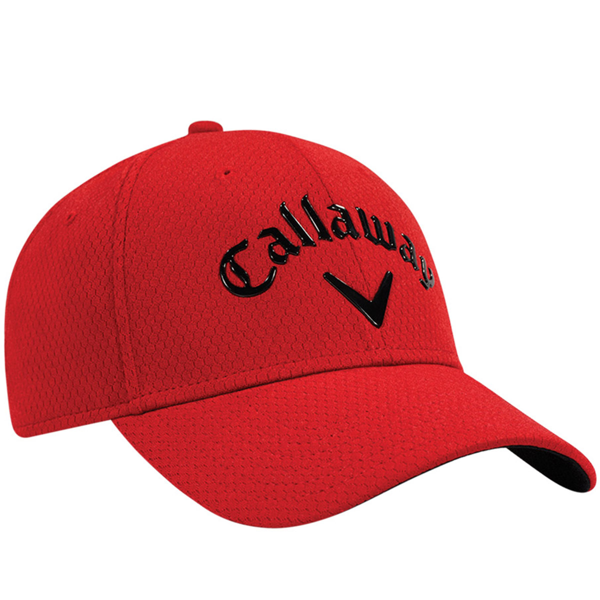 red callaway hat