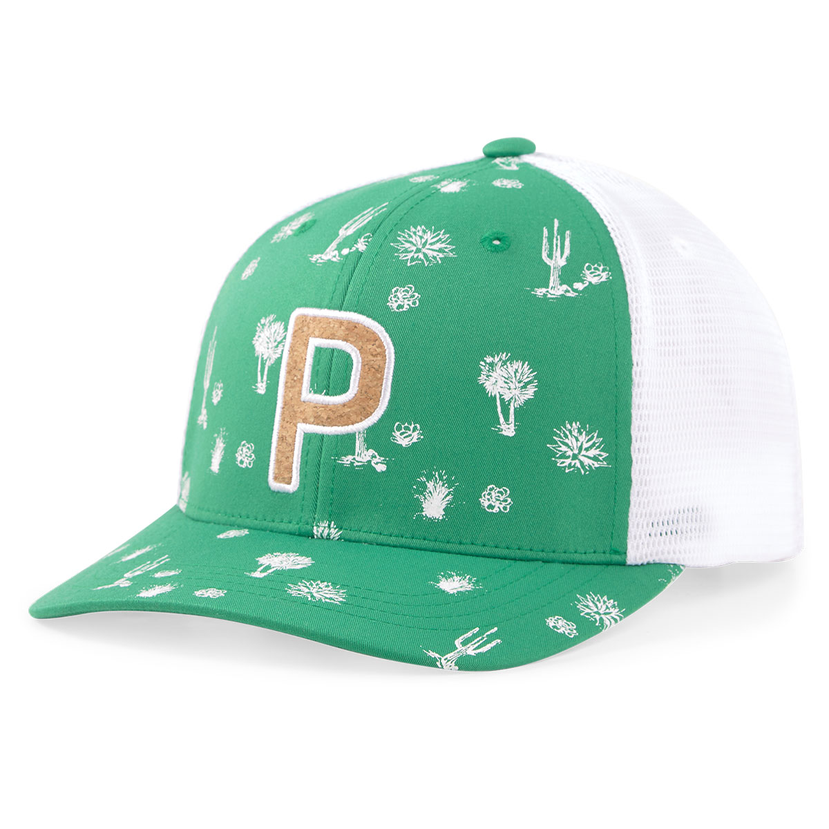 green puma golf hat