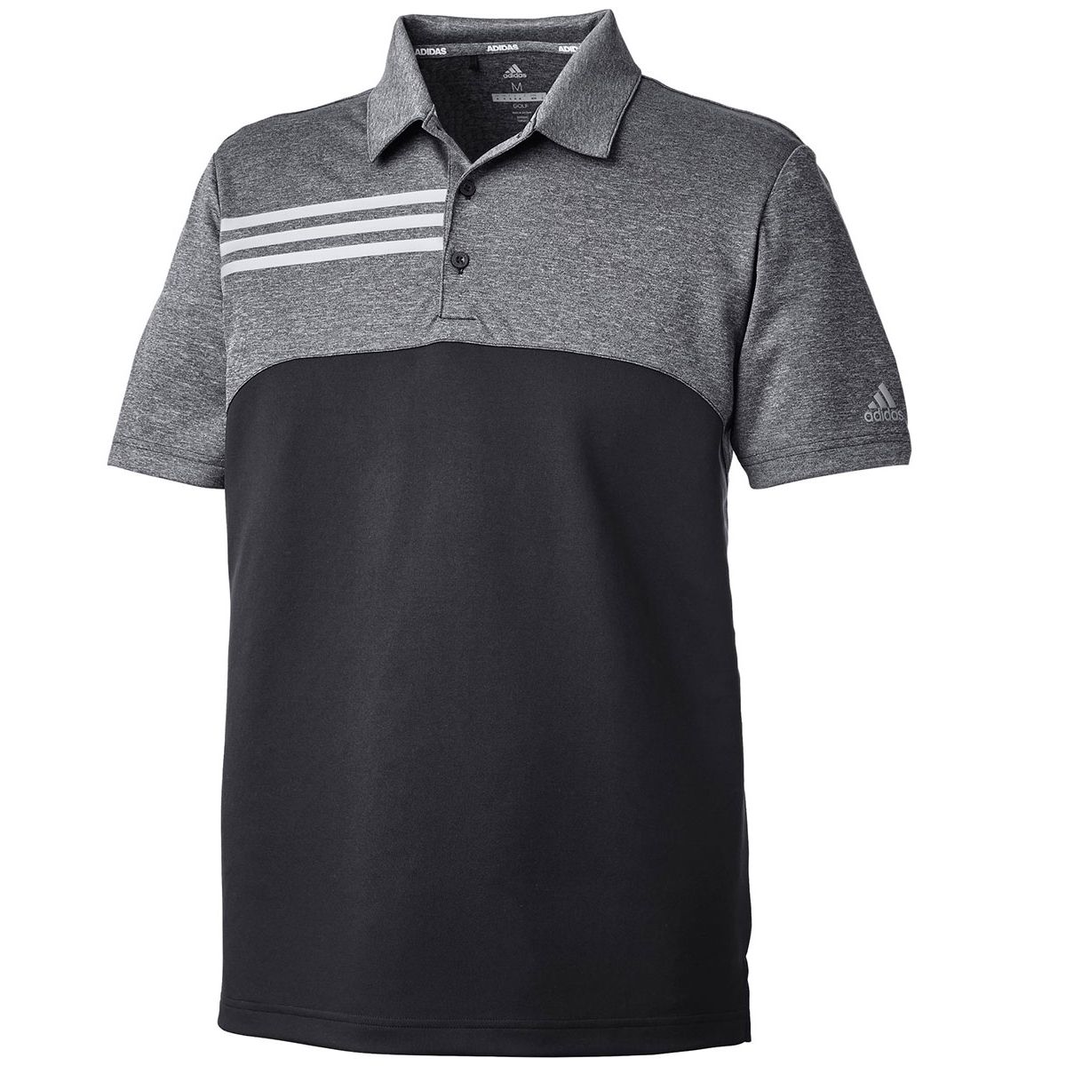 adidas heather block polo