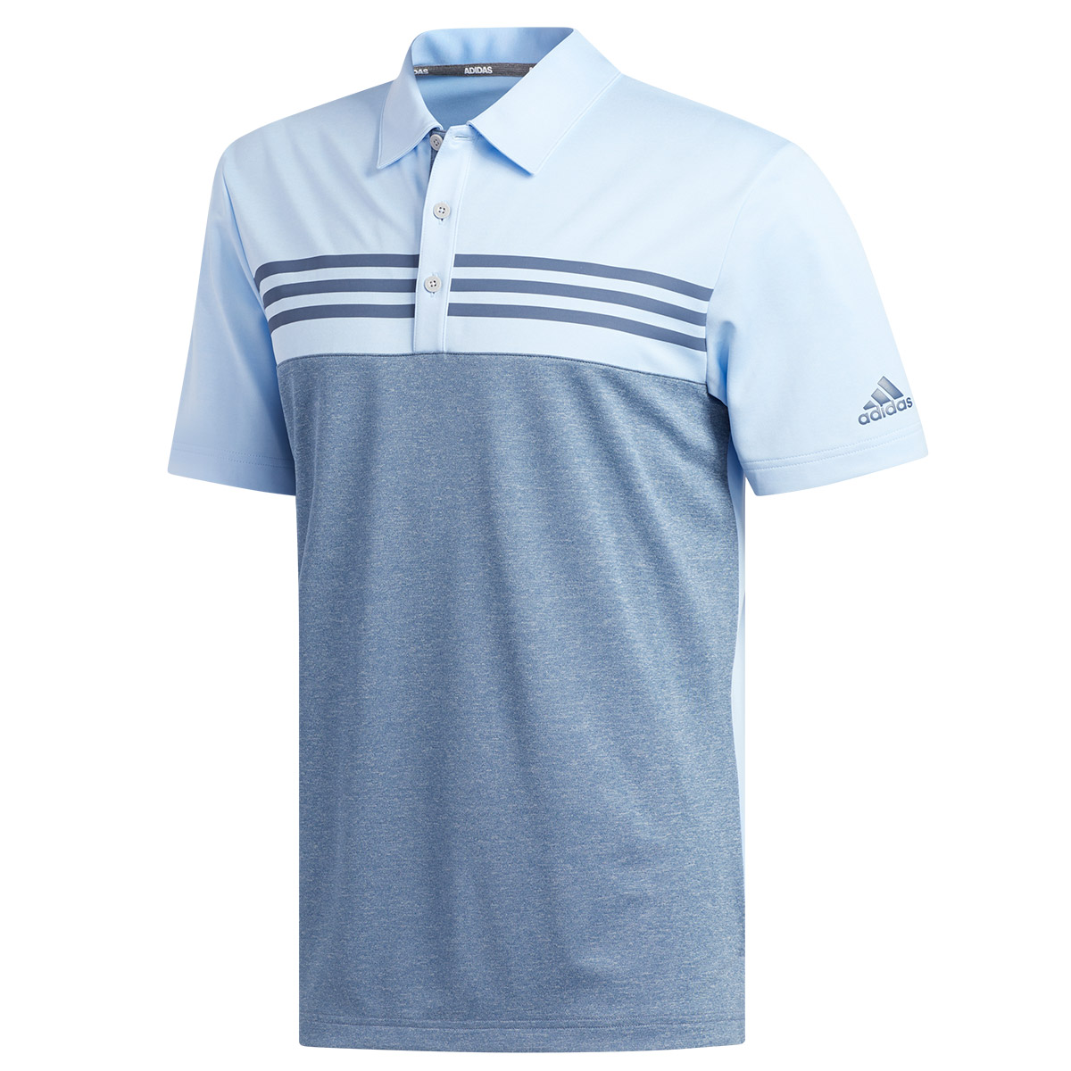 adidas heather block polo